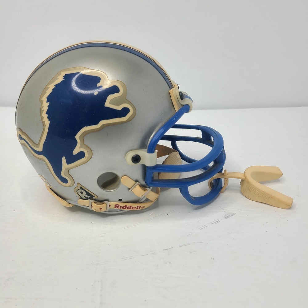 Detroit Lions 1995 Vintage NFL Riddell Mini‎ Football Helmet 3 5/8"